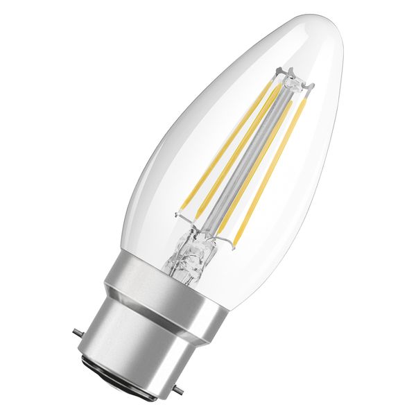 LED Star Classic B 40 Filament 4W 840 Clear B22d - 