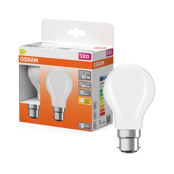 LED Star Classic A 60 Filament 5.9W 827 Frosted B22d - , изображение 8