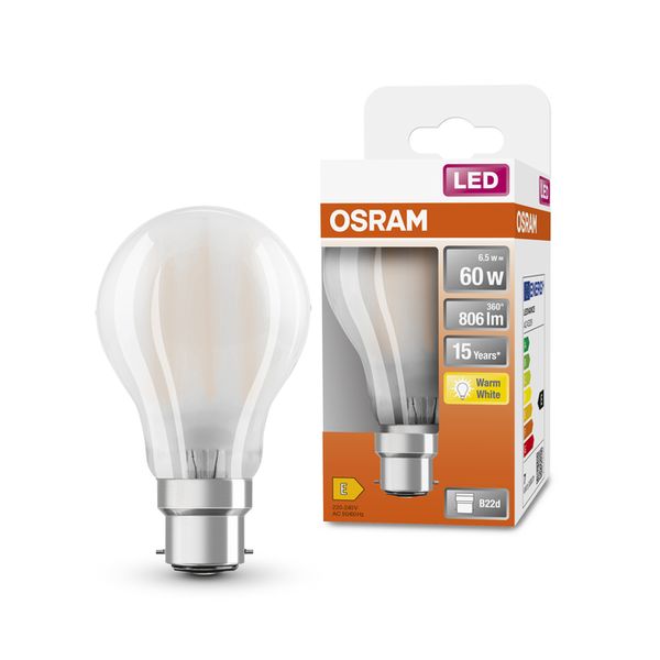 LED Star Classic A 60 6.5W 827 Frosted B22d - , изображение 6