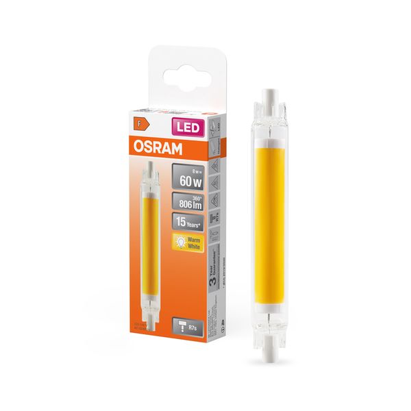 LED Slim Line 118 60 300° 8W 827 Glas R7s - , изображение 8