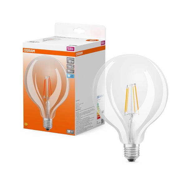 LED Star Globe 125 60 Filament 7W 840 Clear E27 - , изображение 4