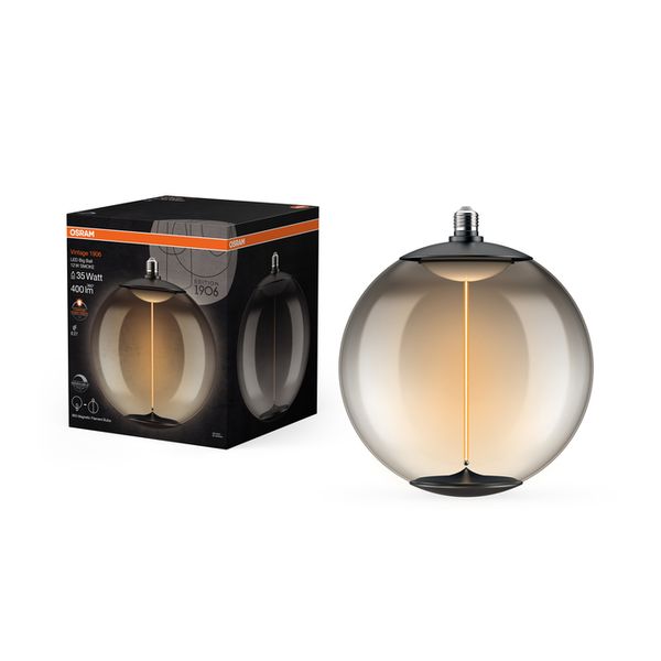 Vintage 1906 Big Ball 35 Filament Magnetic 12W 818 Smoke E27 - , изображение 5