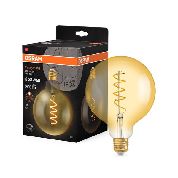 Vintage 1906 Globe 28 Filament DIM 4W 820 Gold E27 - , изображение 20