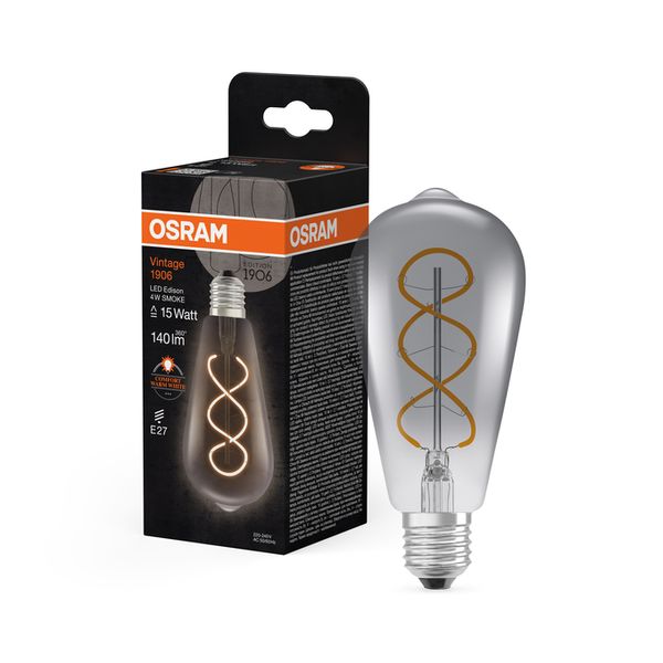 Vintage 1906 Edison 15 Filament 4W 818 Smoke E27 - , изображение 9