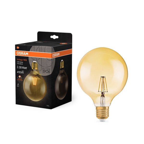 OSRAM VINTAGE GLOBE 4W 320LM 2400K E27 IP20 230V - , изображение 9