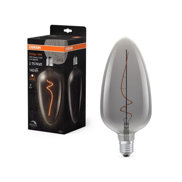 Vintage 1906 Classic C 125 15 Filament DIM 4W 818 Smoke E27 - , изображение 9