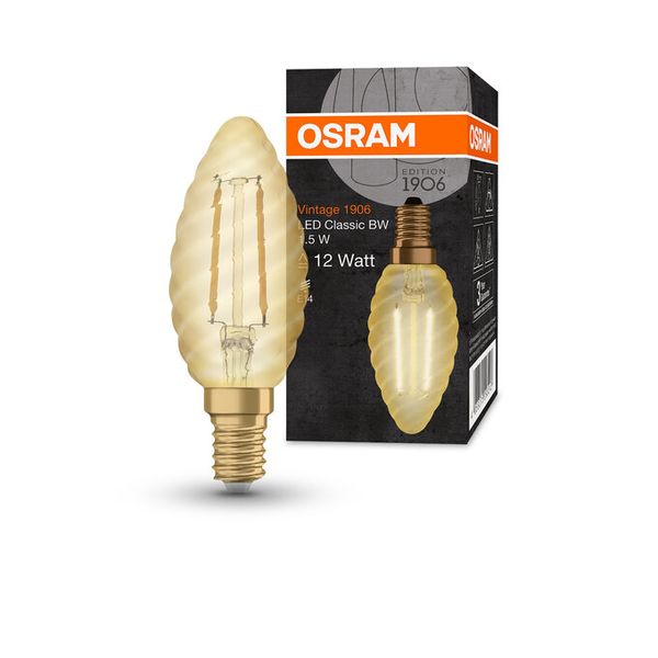Vintage 1906 Classic BW 12 Filament 1.5W 824 Gold E14 - , изображение 6