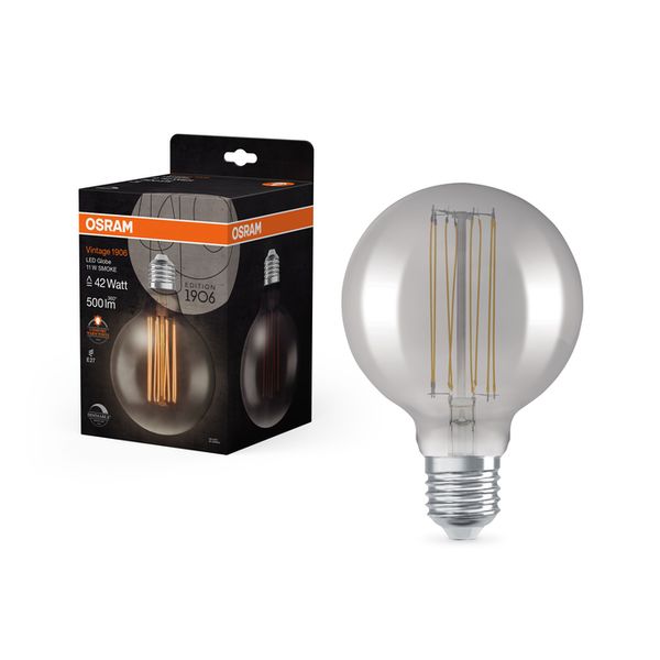Vintage 1906 Globe 125 42 Filament DIM 11W 818 Smoke E27 - , изображение 12