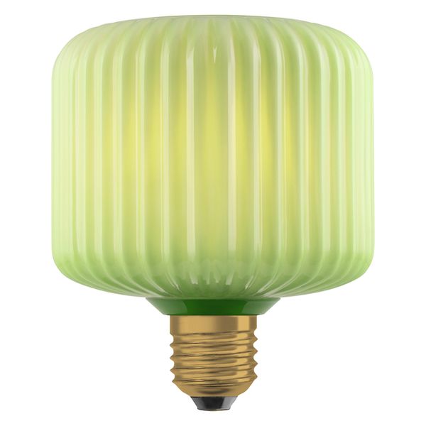 DECOR LED FLAT LAMP 3.5W 827 E27 Non-DIM IN COLOURED GLASS SQUARE GREEN - , изображение 17