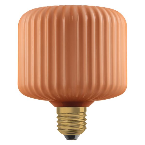 DECOR LED FLAT LAMP 3.5W 827 E27 Non-DIM IN COLOURED GLASS SQUARE ORANGE - , изображение 5