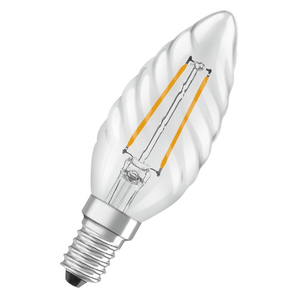 LED Superstar Classic BW 25 Filament DIM 1.8W 827 Clear E14 - , изображение 5