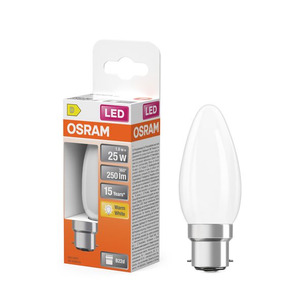 LED Star Classic B 25 Filament 1.8W 827 Frosted B22d - , изображение 9