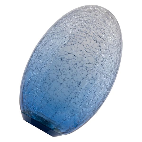 DECOR LED FLAT LAMP 3.5W 827 E27 Non-Dim IN CRACKED GLASS LONG BLUE - , изображение 3