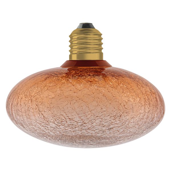 DECOR LED FLAT LAMP 3.5W 827 E27 Non-Dim IN CRACKED GLASS FLATTENED ORANGE - , изображение 11