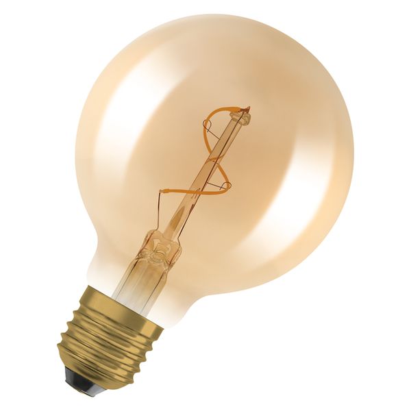 Vintage 1906 Globe 80 Spiral Filament 1.8W 822 Gold E27 - , изображение 6