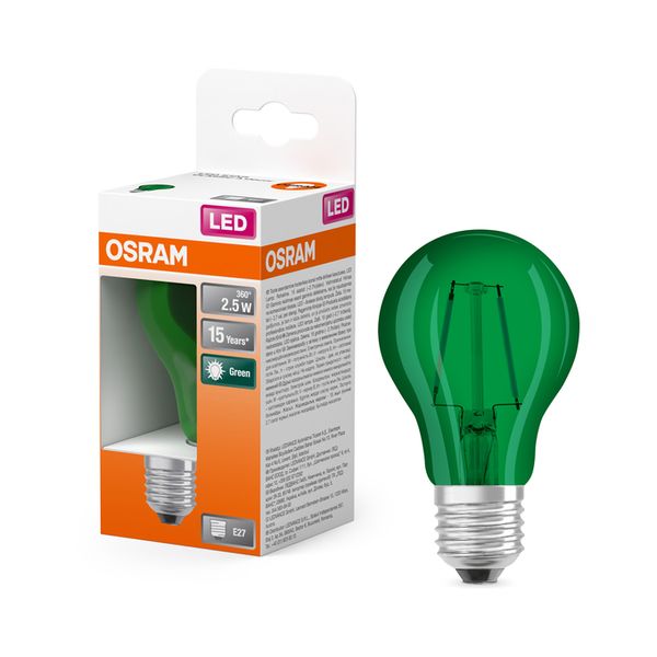 LED Star Classic A 15 Decor 2.5W 175 Green E27 - , изображение 7