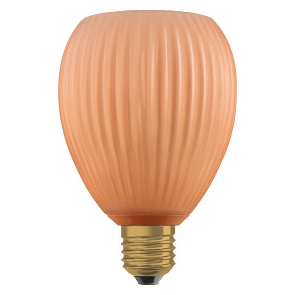 DECOR LED FLAT LAMP 3.5W 827 E27 Non-DIM IN COLOURED GLASS OVAL ORANGE - , изображение 5