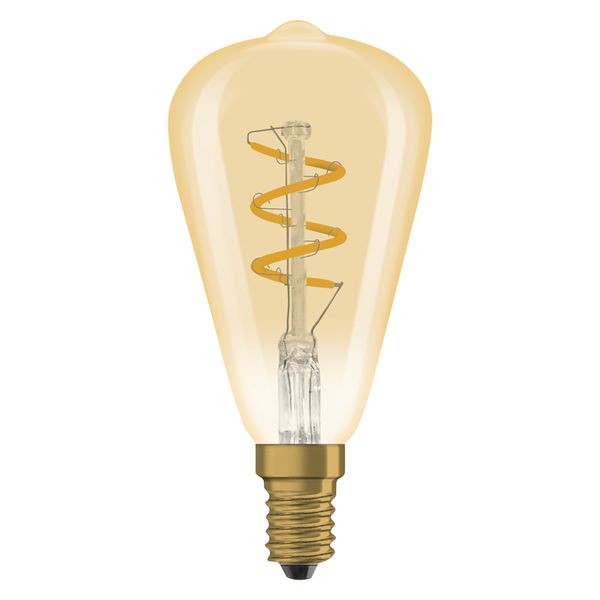 Vintage 1906 Edison Spiral Filament DIM 2.8W 822 Gold E14 - , изображение 9