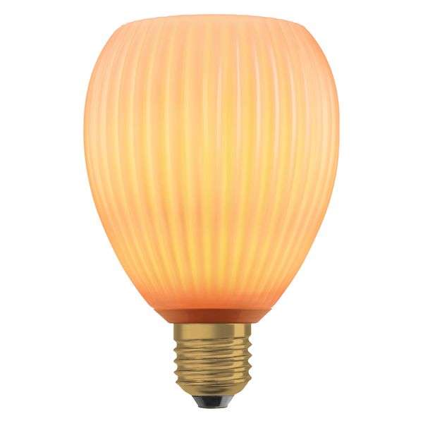 DECOR LED FLAT LAMP 3.5W 827 E27 Non-DIM IN COLOURED GLASS OVAL ORANGE - , изображение 17