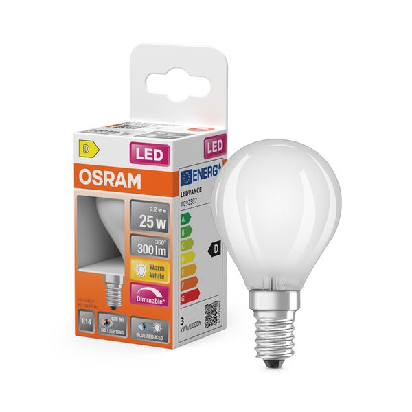 LED Superstar Plus Classic P 25 Filament DIM 2.2W 927 Frosted E14 - , изображение 5
