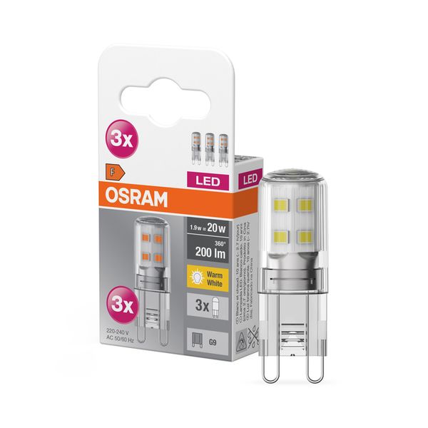 LED Base PIN 20 300° 1.9W 827 Clear G9 - , изображение 9