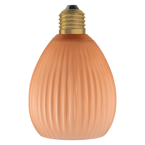 DECOR LED FLAT LAMP 3.5W 827 E27 Non-DIM IN COLOURED GLASS OVAL ORANGE - , изображение 11