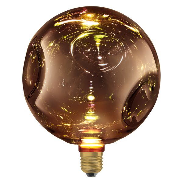 DECOR LED FLAT LAMP 3.5W 827 E27 Non-DIM IN ELECTRO GLASS LARGE ROSE - , изображение 15