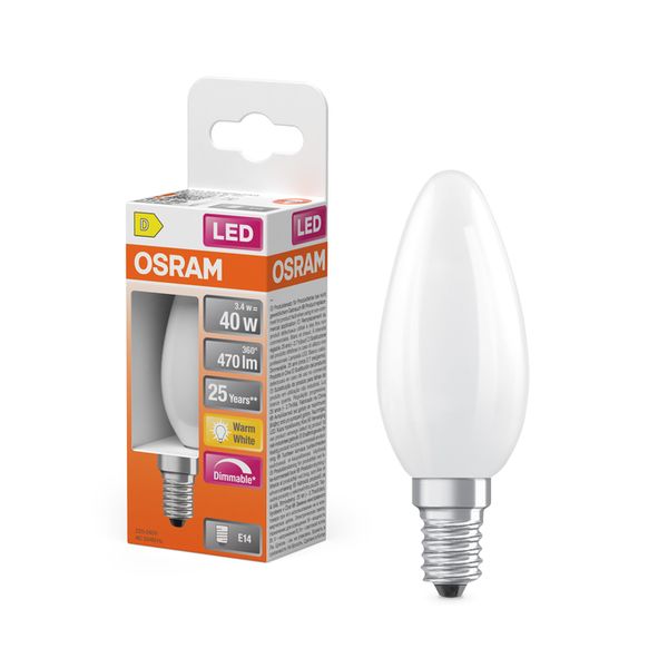 LED Superstar Classic B 40 Filament DIM 3.4W 827 Frosted E14 - , изображение 9