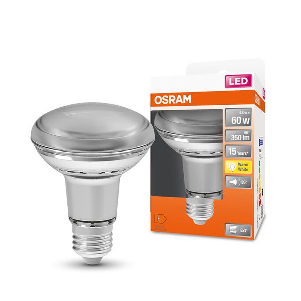 LED Star R80 60 36° 4.8W 827 E27 - , изображение 5