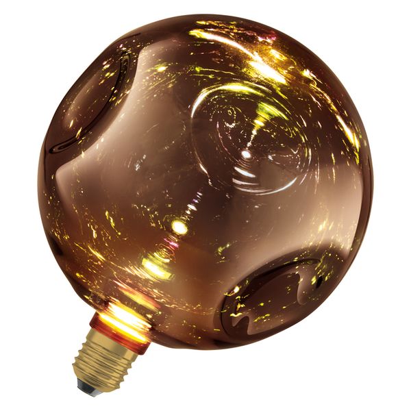 DECOR LED FLAT LAMP 3.5W 827 E27 Non-DIM IN ELECTRO GLASS LARGE ROSE - , изображение 17