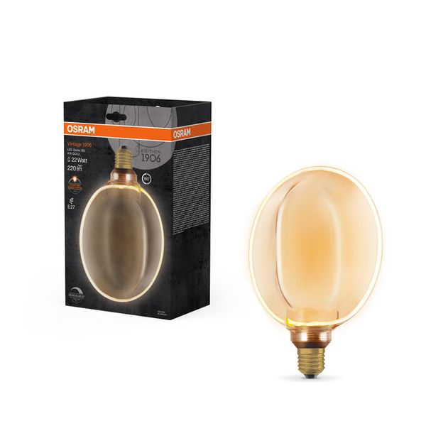 Vintage 1906 Globe 183 Filament O Lamp DIM 4W 818 Gold E27 - , изображение 12