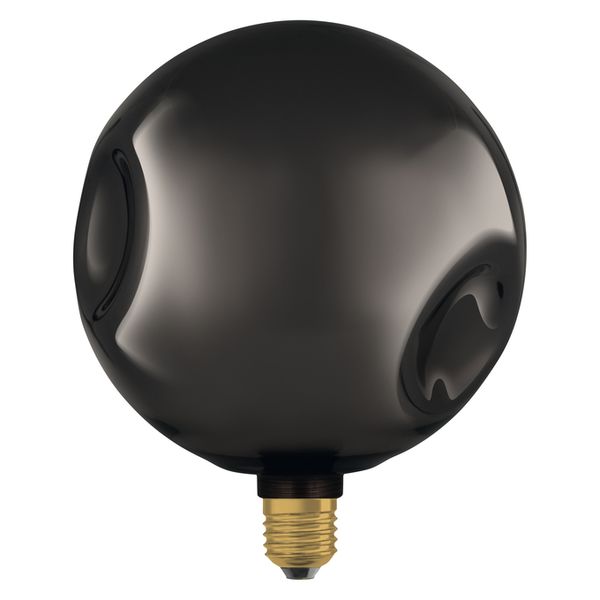 DECOR LED FLAT LAMP 3.5W 827 E27 Non-DIM IN ELECTRO GLASS LARGE BLACK - , изображение 5