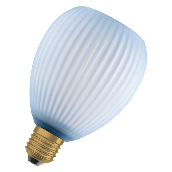 DECOR LED FLAT LAMP 3.5W 827 E27 Non-DIM IN COLOURED GLASS OVAL BLUE - , изображение 15