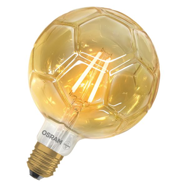 Vintage 1906 Globe 35 Filament SOCCER 4W 818 Clear Gold E27 - , изображение 3