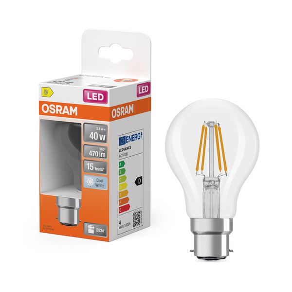 LED Star Classic A 40 Filament 3.4W 840 Clear B22d - , изображение 9