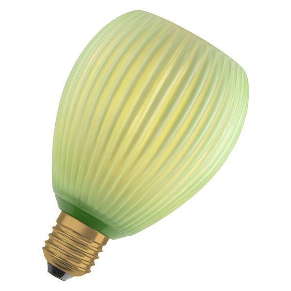DECOR LED FLAT LAMP 3.5W 827 E27 Non-DIM IN COLOURED GLASS OVAL GREEN - , изображение 15