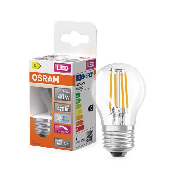 LED Superstar Classic P 40 Filament DIM 3.4W 840 Clear E27 - , изображение 9