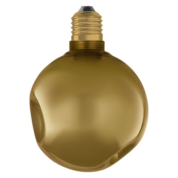DECOR LED FLAT LAMP 3.5W 827 E27 Non-DIM IN ELECTRO GLASS SMALL GOLD - , изображение 11
