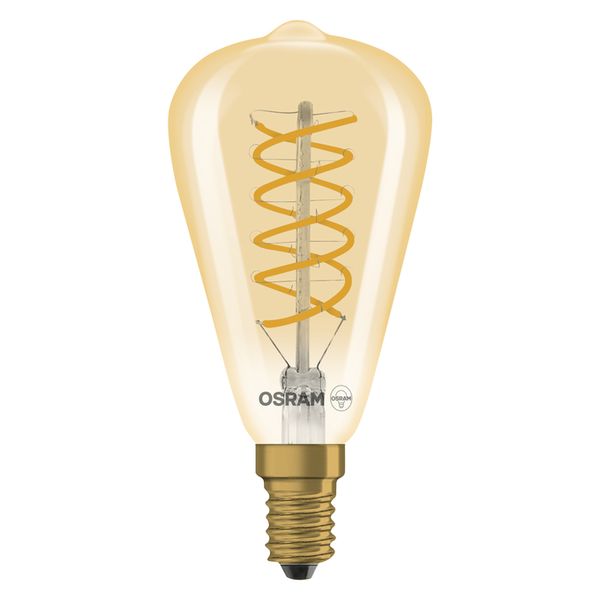 Vintage 1906 Edison 32 Spiral Filament DIM 4.8W 822 Gold E14 - , изображение 3