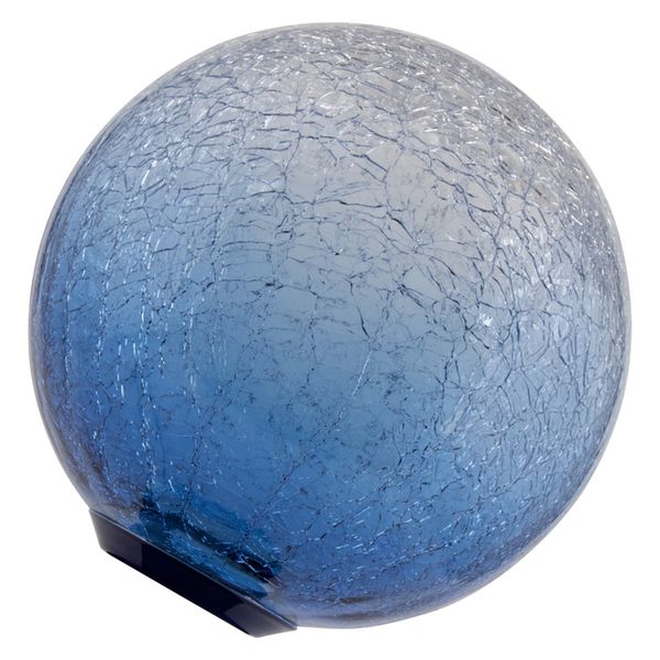 DECOR LED FLAT LAMP 3.5W 827 E27 Non-Dim IN CRACKED GLASS ROUND BLUE - , изображение 3