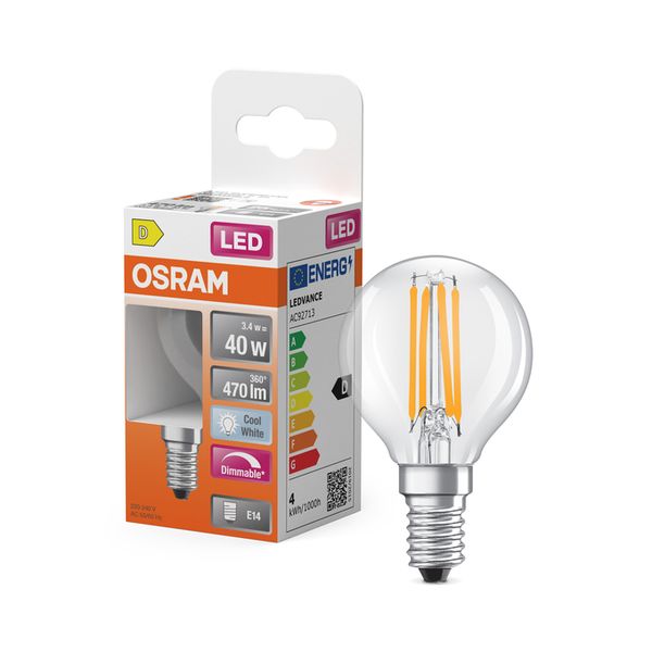 LED Superstar Classic P 40 Filament DIM 3.4W 840 Clear E14 - , изображение 9
