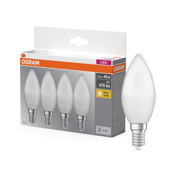 LED Base Classic B 40 4.9W 827 Frosted E14 - , изображение 9