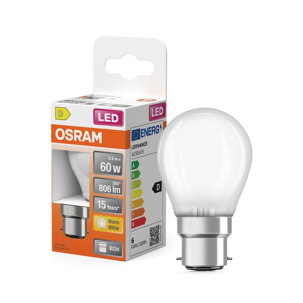 LED Star Classic P 60 Filament 5.9W 827 Frosted B22d - , изображение 9