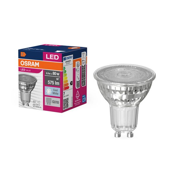 LED Value PAR16 80 60° 6.9W 840 GU10 - , изображение 7
