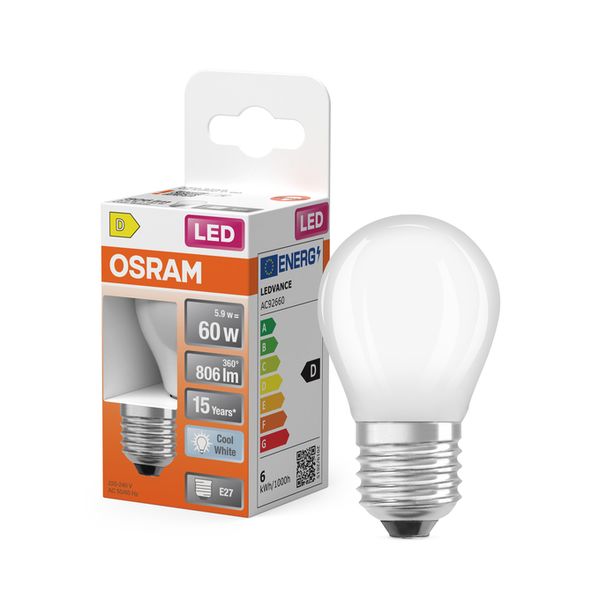 LED Star Classic P 60 Filament 5.9W 840 Frosted E27 - , изображение 9