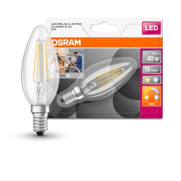 LED Superstar Plus Classic B 40 Filament Active/Relax 4W 827/840 E14 - , изображение 11