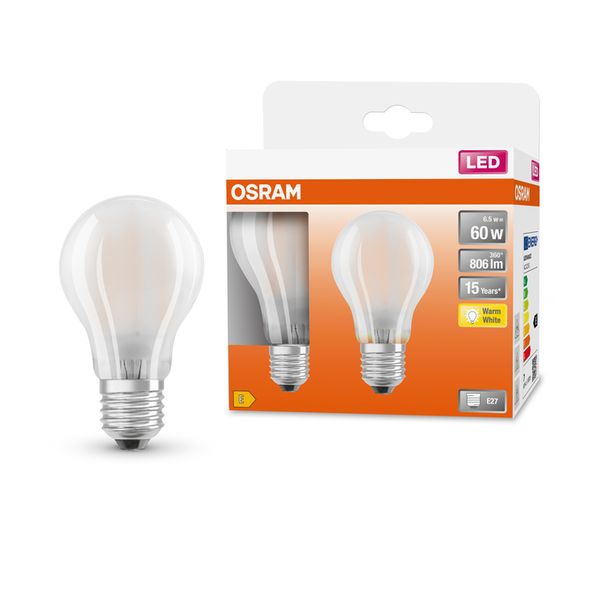 LED Star Classic A 60 6.5W 827 Frosted E27 - , изображение 7