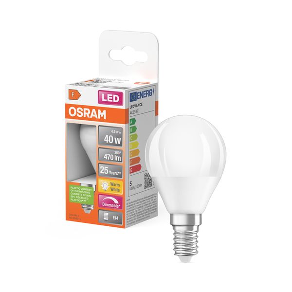 LED Superstar Classic P 40 DIM 4.9W 827 Frosted E14 - , изображение 9