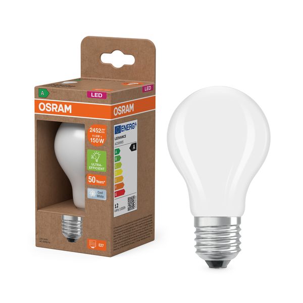 LED Classic A 150 Filament Energy efficiency class A 11.6W 840 Frosted E27 - , изображение 9