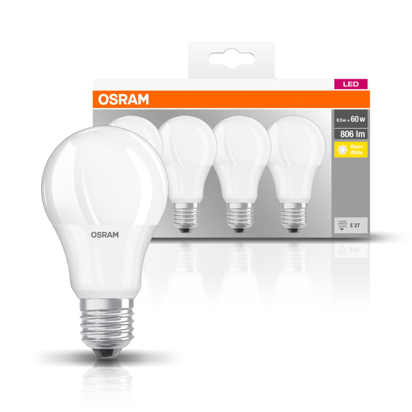 LED Base Classic A 60 8W 827 Frosted E27 - , изображение 9
